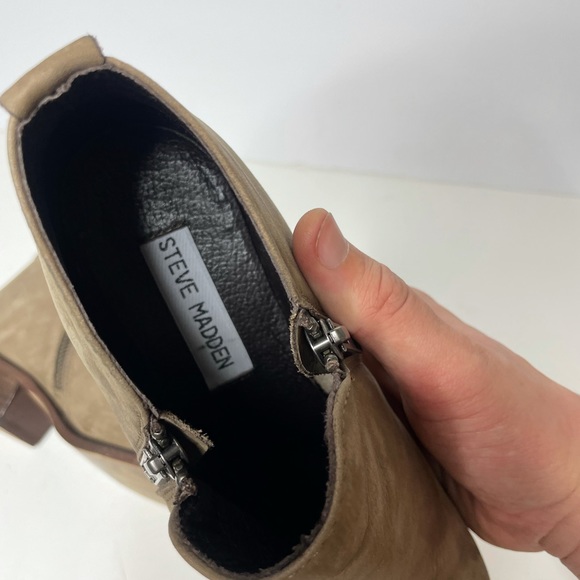 Steve Madden Ajay Women’s Ankle Boots Booties Shoes Leather Size 7.5 - Picture 6 of 8